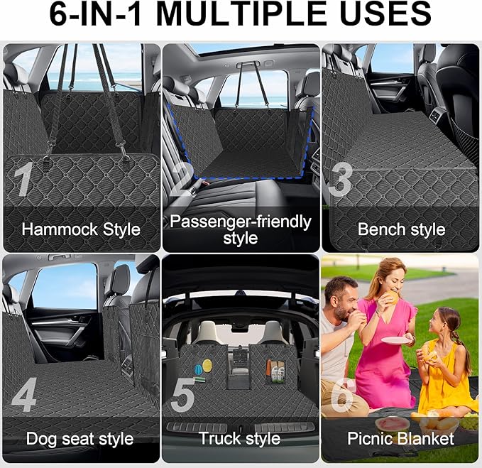 Upgrade Back Seat Extender for Dogs 400lbs, Anti-Scratch