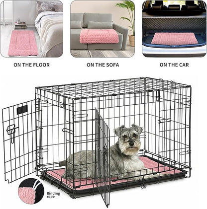 NOYAL Dog Bed Mat Soft Washable Dog Crate
