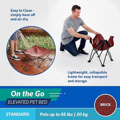 COOLAROO On the Go Cooling Elevated Dog Bed