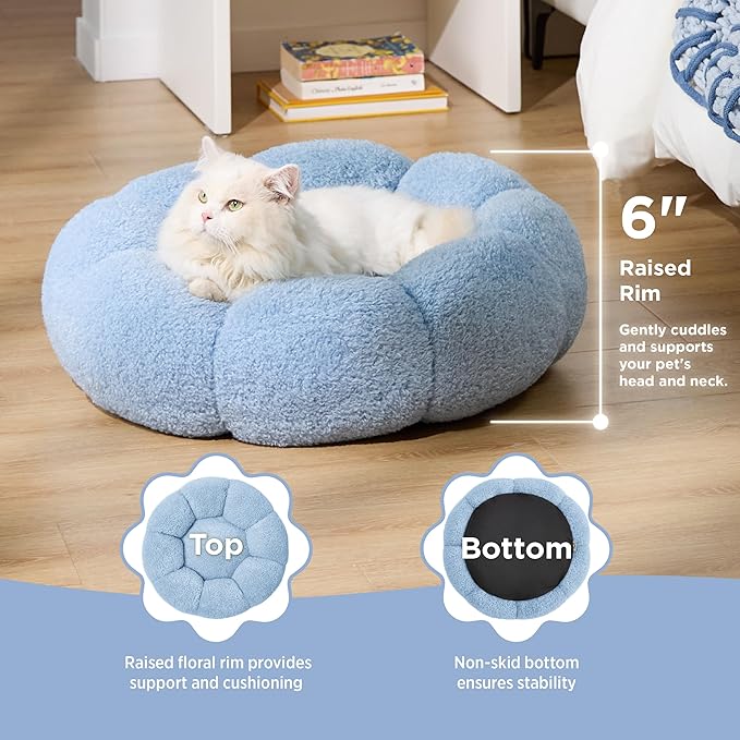 Lesure Calming Cat Beds for Indoor Cats 15 lbs, 20"