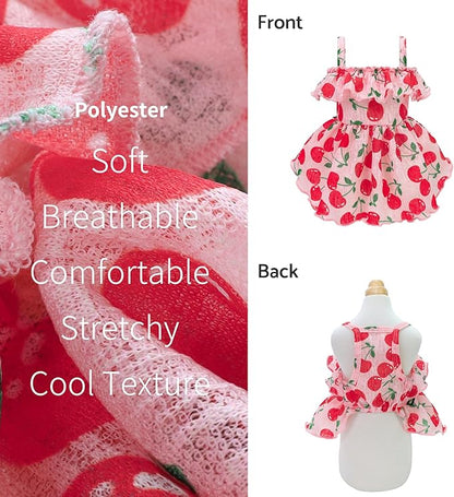 Fitwarm Cherry Dog Dress