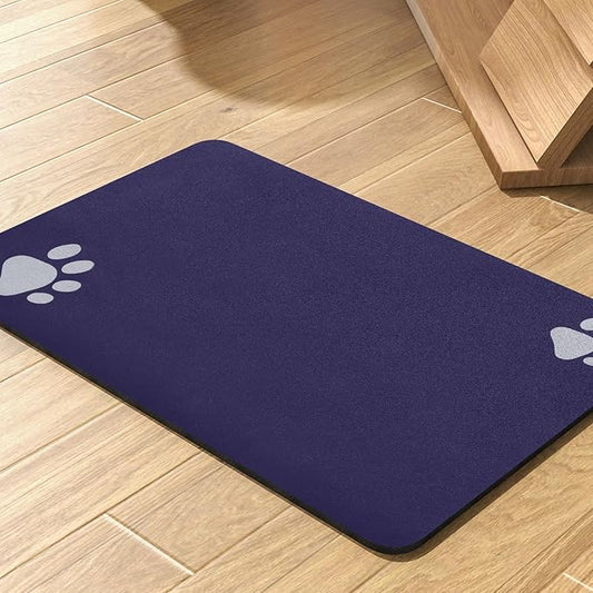 Pet Feeding Mat-Absorbent Dog Mat for Food and