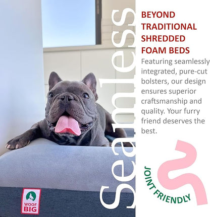 Premium Waterproof Orthopedic Dog Bed for Small Dogs Made Out of Velvet 29" x 23" x 6"