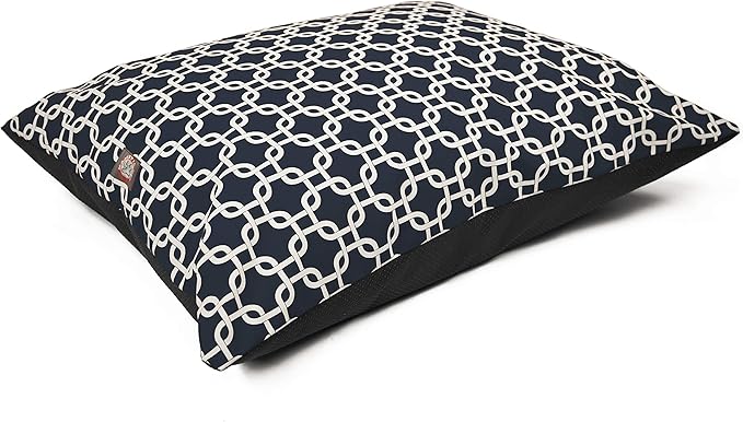Majestic Pet Rectangle Medium Dog Bed Washable – Non Slip Comfy Pet Bed – Dog Crate Bed Super Value Pillow Dog Bed – Dog Kennel Bed for Sleeping 35 x 28 Inch