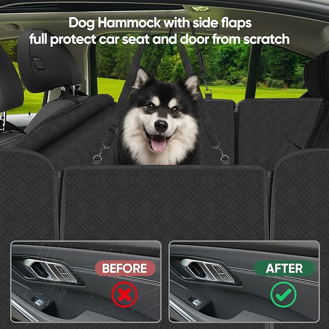 Dog Car Back Seat Cover for Trucks 60" W 94" L