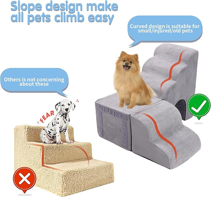 Dog Stairs for High Beds 26-30 inches 26” Tall