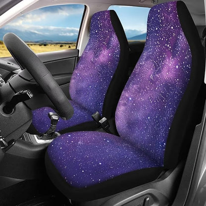 Purple Galaxy Car Seat Covers Full Set Automotive