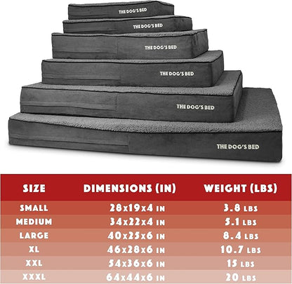 The Dog’s Bed Orthopedic Memory Foam Dog Bed 34x22, Pain