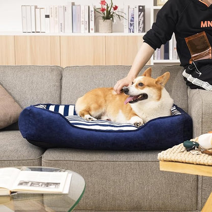 Dog Beds Large Sized Dog with Cushion 35" L 27" W 6" Th