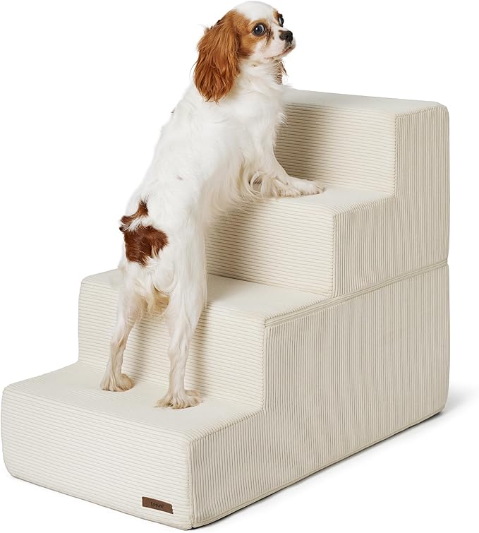Lesure Dog Stairs for High Beds 4-Steps Dog