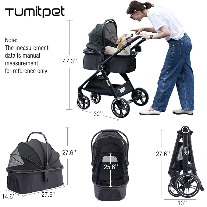 Tango Pet Stroller 3 in 1 Dog