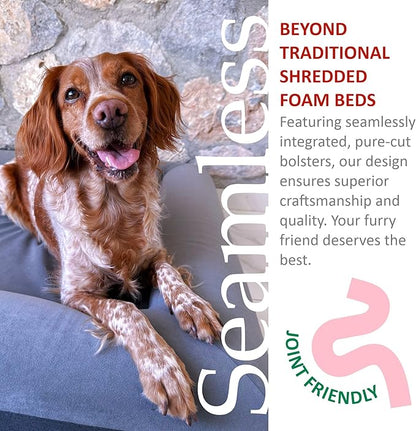 Premium Waterproof Orthopedic Medium Dog Bed Made Out of Velvet 37" x 29" x 6"