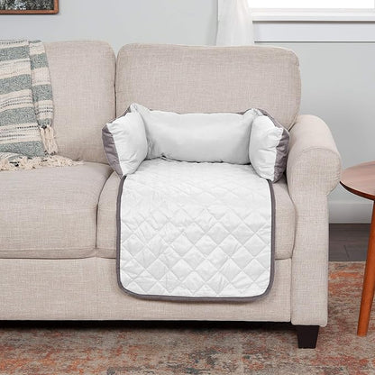 Furhaven Water-Resistant & Reversible 18" Wide Seat Cover Protector for Dogs & Cats