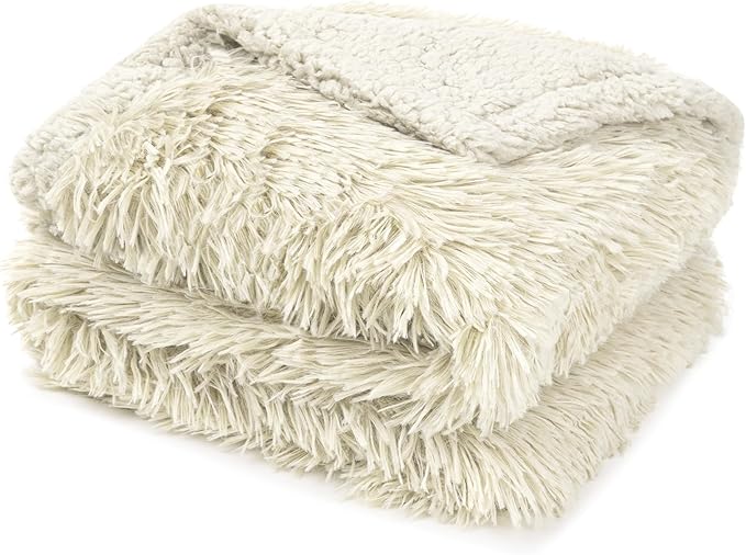PetAmi Waterproof Dog Blanket for Large Dog 90x90 Cream