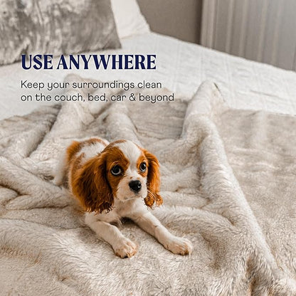 PupProtector Waterproof Throw Blanket for Dogs and Cats (60" L 50" W)