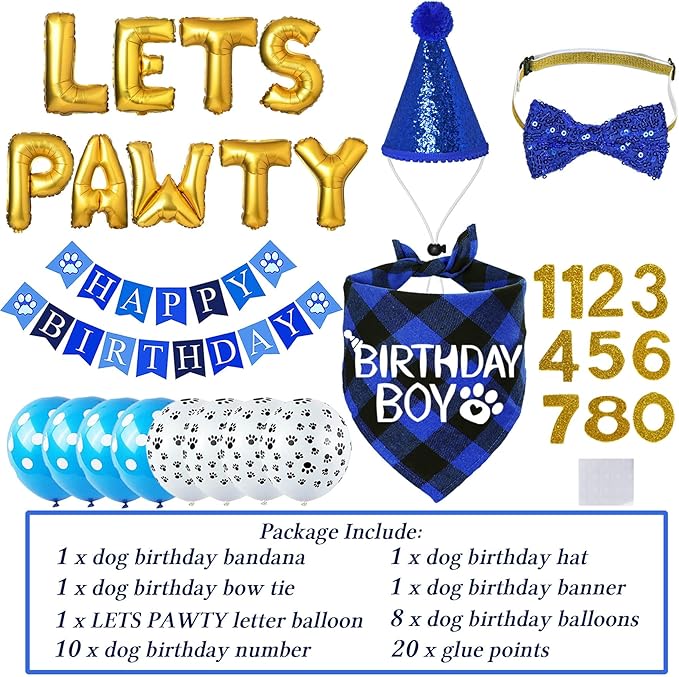 STMK Dog Birthday Party Supplies