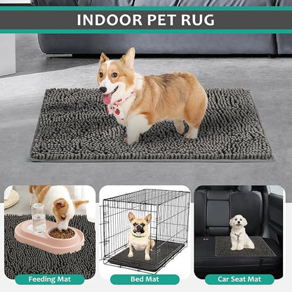 Washable Soft Microfiber Mud Mats for Dogs Large