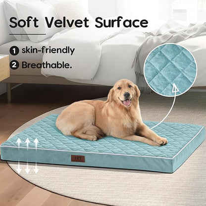 Orthopedic Dog Beds for Large Dogs with Removable Washable Cover 48 inch,
