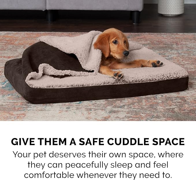 Furhaven Orthopedic Dog Bed for Medium/Small Dogs w/ Removable Washable Cover 35 lbs