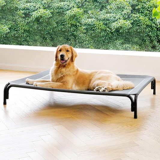 Elevated Dog Bed Raised Outdoor Dog Cot for Large Dogs 43.3 Inches
