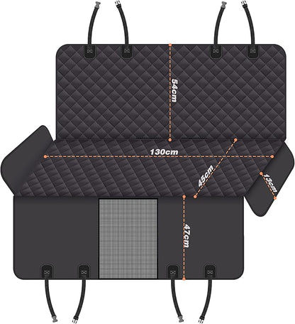 GXT Dog Back Seat Cover Protector for Cars SUV and Trucks with Mesh Window