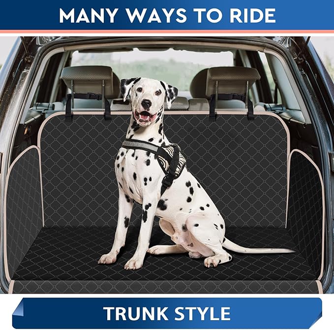 Dog Car Seat Cover Dog Seat Cover for Back Seat Scratch Prevention Dog Hammock Protects Against Dirt Dog Seat Covers for Cars Fits for Small SUVs and Trucks 60"x 64"