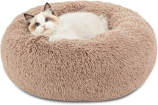Bedsure Calming Cat Beds for Indoor Cats 20 inches, 15 lbs