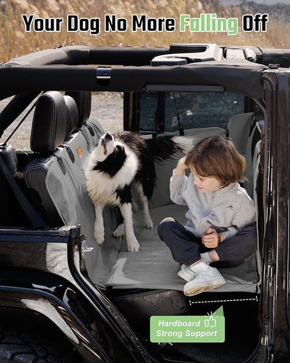 Back Seat Extender for Dogs，Dog Car Seat Cover Wash-Free，2024 Upgraded 500lbs，Travel Dog