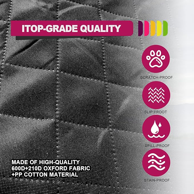 Waterproof Non-Slip Durable Dog Cargo Cover Mat for Cars