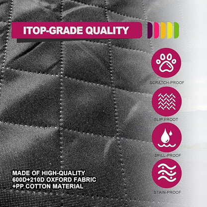 Waterproof Non-Slip Durable Dog Cargo Cover Mat for Cars