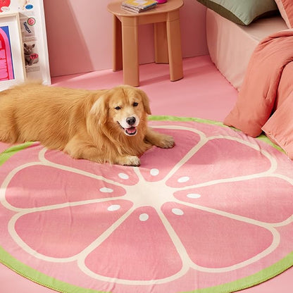 Lesure Dog Blankets for Large Dogs 350GSM Flannel 60"x60", Pink