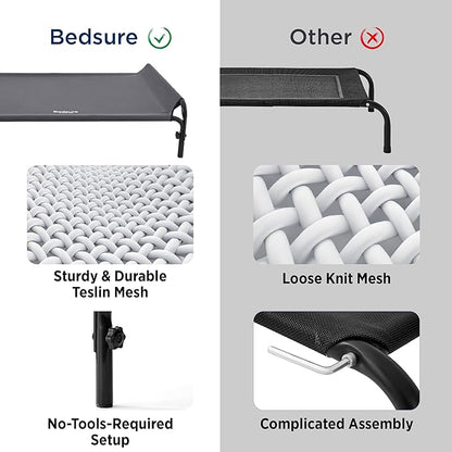 Bedsure XL Elevated Raised Outdoor Dog Bed 42 inches