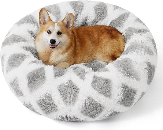 Bedsure Calming Dog Bed for Medium Dogs 30 inches 45 lbs