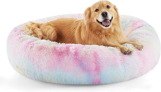 Bedsure Calming Dog Bed for Extra Large Dogs 125 lbs 45 inches