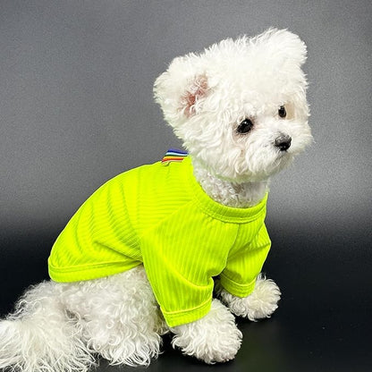 3 Pcs Dog Cooling Shirt Ice Silk Breathable Lightweight Dog Clothes T-Shirts for Small Dogs Purple