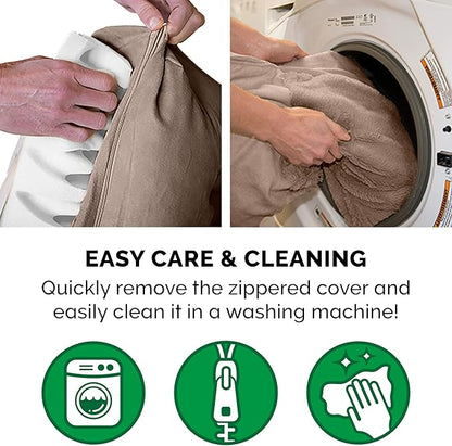 Furhaven Orthopedic Dog Bed for Large Dogs w/ Removable Bolsters & Washable Cover 95 lbs