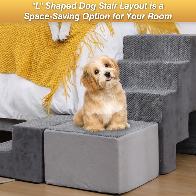 Dog Stairs for High Beds 5 Tier
