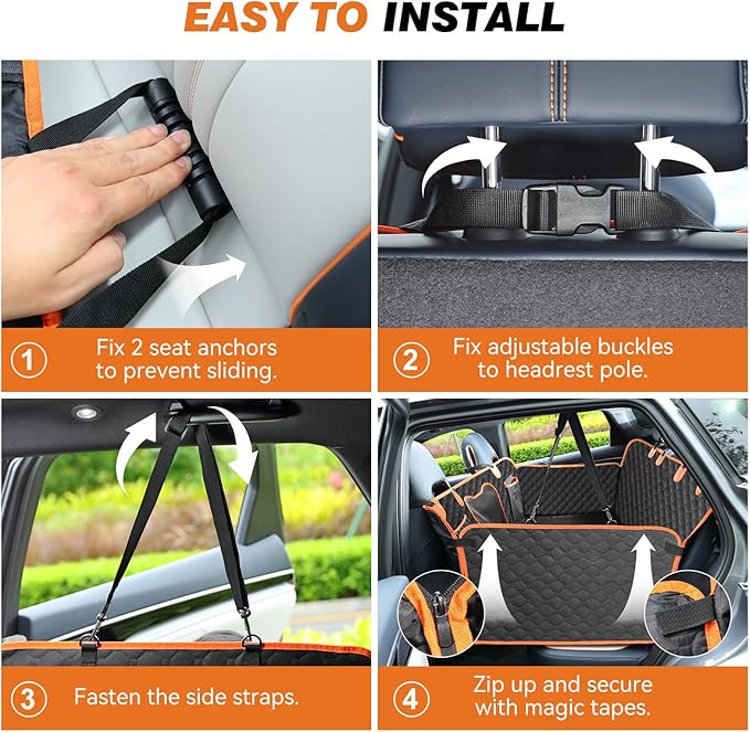 Back Seat Extender for Dog 400LB Waterproof