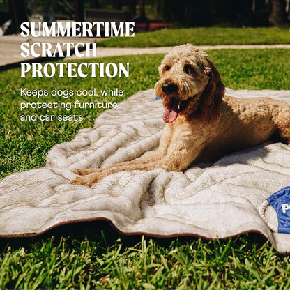 PupProtector Waterproof Throw Blanket for Dogs and Cats (80" L 62" W)