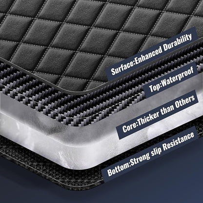 Waterproof Dog Car Seat Cover for Back Seat: Suitable for Small and Large Dogs