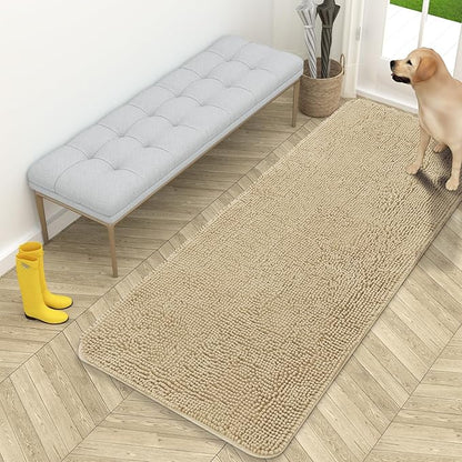 OLANLY Dog Door Mat for Muddy Paws 59x24