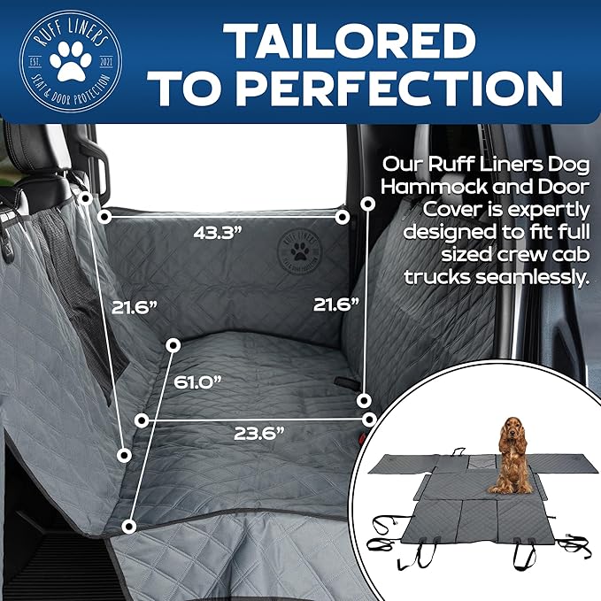 Dog Car Seat Cover for Back Seat