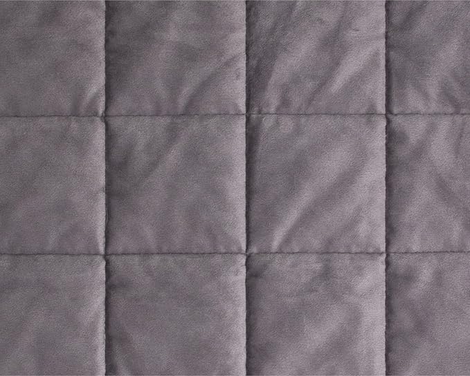 Gravity Premium Original Weighted Dog Blanket, Calming, Relaxation & Anxiety Relief for Pets, Comfortable & Cozy Blanket for Anxious Dogs, Washable, Grey, Medium, 40 x 32 in, 4 lbs