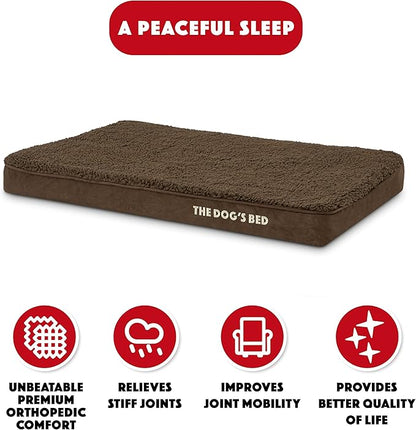 The Dog’s Bed Orthopedic Memory Foam Dog Bed 34x22x3, Pain