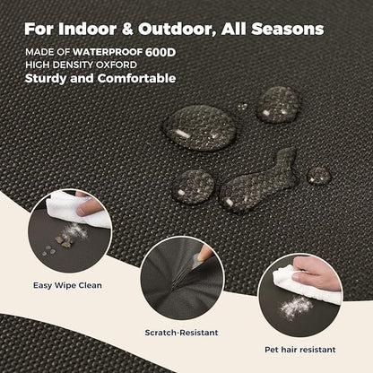 Miguel Waterproof Outdoor Dog Bed for Medium Small Dogs 30 inches