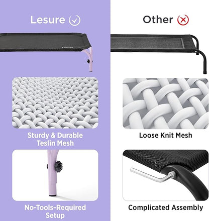 Lesure Elevated Raised Outdoor Dog Bed 54"