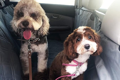 Bulldogology Dog Car Seat Cover Waterproof Heavy Duty Bench Dog Hammock Backseat Protector from Dog Hair