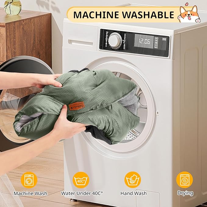 Dual-Sided Dog Beds for Medium & Small Dogs 20" L 20" W 6" Th)