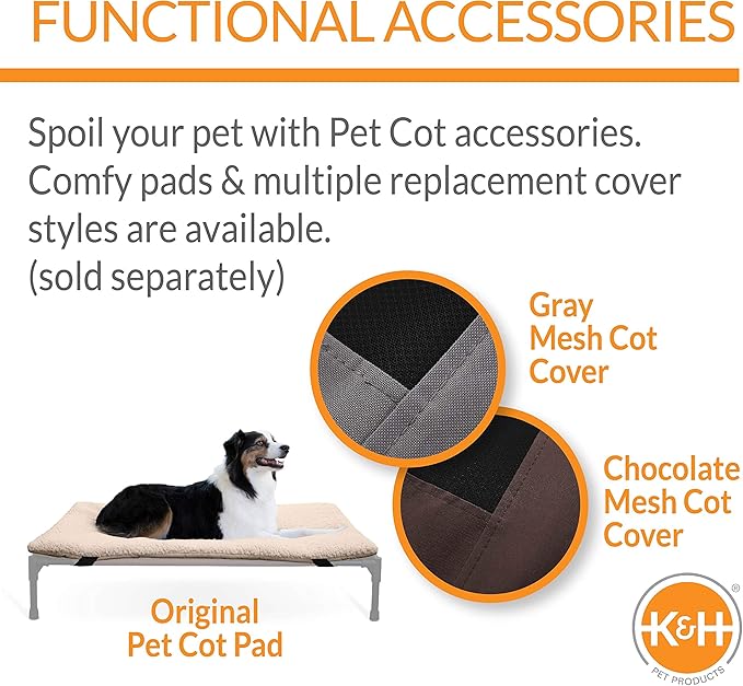 K&H Pet Products Elevated Outdoor Dog Cot Bed