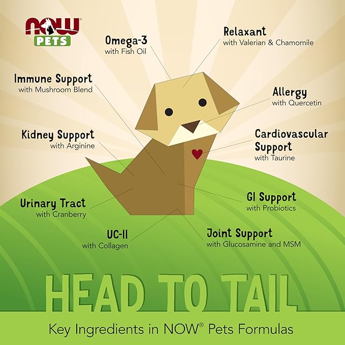 NOW Pet Health, Omega 3 Supplement, Formulated for Cats & Dogs, NASC Certified, 180 Softgels